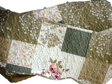 Tagesdecke Bettüberwurf 140x200 Patchwork Quilt Landhaus Plaid