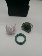 3 Ringe, Glas Handarbeit