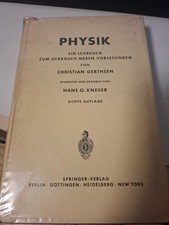 Physik - Lehrbuch - Christian Gerthsen - gebundene Ausgabe / Schutzumschlag