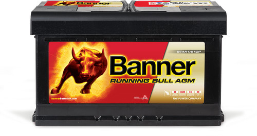Agm autobatterie 80ah banner - agm,