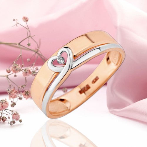 Ring herz mit cubic zirkonia - ring,