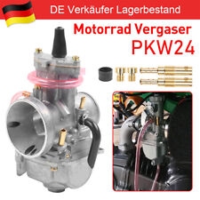 Aluminium Motorrad Vergaser für Keihin Carb PWK24 Mikuni & Power Jet 24 mm DE