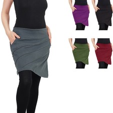 Bestickter Rock aus Baumwolle, Einheitsgröße Urlaub Sommer Freizeit Modell Nr 91