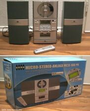 MICRO STEREO ANLAGE BOXEN RADIO FERNBEDIENUNG + gratis REKORDER MUSIK MP3 PLAYER