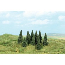 Heki 2196 Stecktannen 5 - 7 cm (100 Stück) H0/TT + Neu