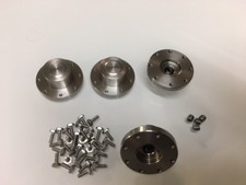 Edelstahl Naben für RC Blocher , Bruder 3000er Serie / RB Motoren mit 6mm Welle