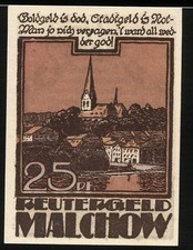 Notgeld Malchow, 1922, 25 Pf