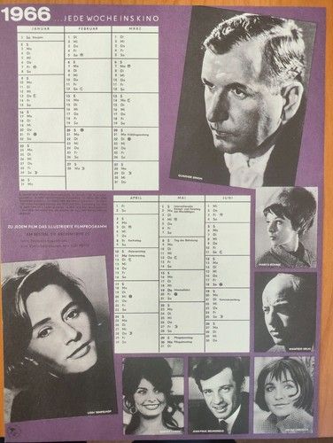 Ddr kalender 1966 jede woche - ddr-kalender,
