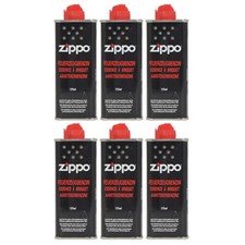 6 Stück Feuerzeugbenzin ZIPPO