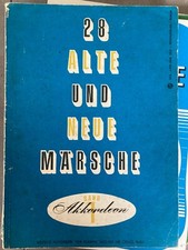 28 alte und neue Märsche 1 Bruno Esser VEB Lied Berlin Akkordeon Noten