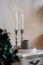 LED Echtwachs Stabkerzen 2er -