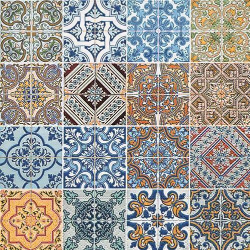 Servietten tiles mandala - 20,