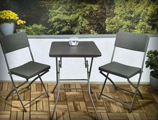 3-teiliges Balkonmöbel Set