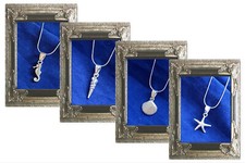 HALSKETTE mit ANHÄNGER MUSCHEL SEESTERN  ECHT 925er SILBER CARDANO 030 45cm  