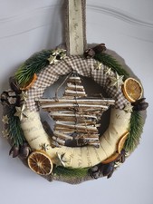 Türkranz Kranz Stern Holz