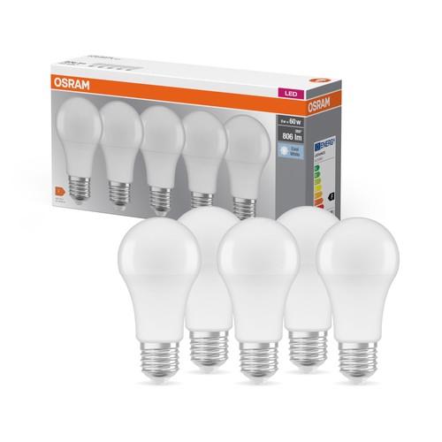 Led e27 kaltweiß 5er pack - led,