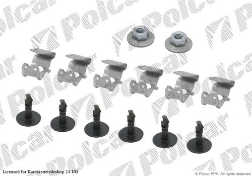 Unterfahrschutz clips set für - set,
