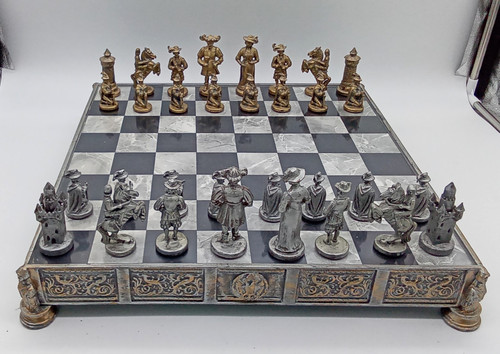 Großes schach set rahmen und - set,