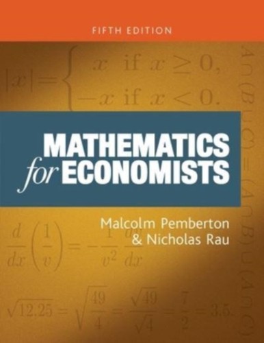 Mathematics for economists - mathematics,