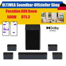 Ultimea 7.1 Dolby Atmos Soundbar für TV mit Subwoofer Heimkino Rear Lautsprecher