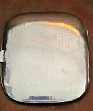 Zigaretten Etui, Box, Silber 800, von 1915 Eltville, 94 Gramm, L/B ca. 92x80mm