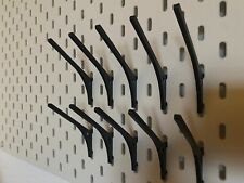 10x Garnrollenhalter passend für IKEA Skadis System in schwarz PETG Ordnung