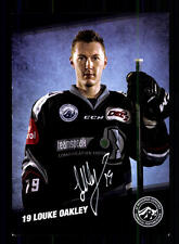 Louke Oakley SC Riessersee 2015-16 Autogrammkartel Eishockey + A 165307