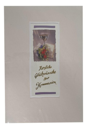 Kommunion geschenkkarte - kommunion,