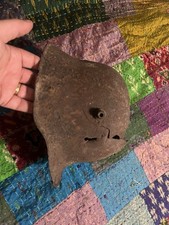 1 Weltkrieg Stahlhelm M16 mit Splittertreffer / Schwerter zu Pflug überarbeitet