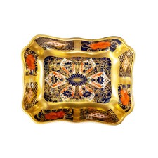 Royal Crown Derby Imari SGB Rechteck Tablett 1. Qualität (Ex-Display)