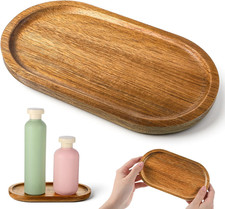 Holz Serviertablett oval klein
