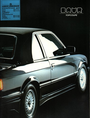 Prospekt tuning baur - tuning, bmw