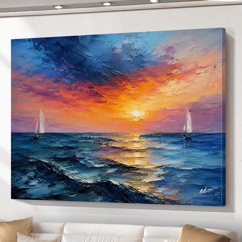 Meer leinwandbild mit - leinwandbild,