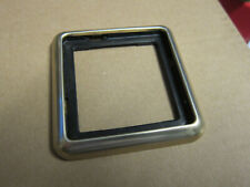 Merten System Fläche (alte Form) 3981 1-fach Rahmen Metall Aluminium goldglänzen