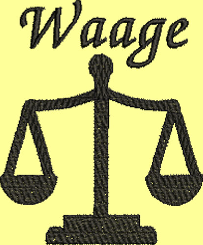 Stickdatei waage 5734 - stickdatei, ,