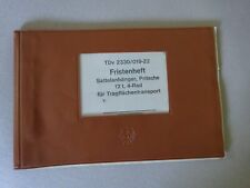 DIENSTVORSCHRIFT, Heer, BUNDESWEHR, Sattelanhänger, TDv, Pritsche