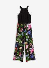 Neu Overall mit Spitze Gr. 36 Schwarz Pink Gelb Damen-Jumpsuit Hosenanzug Onesie