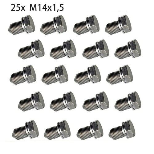 25x ölablassschraube m14x1 - Ölablassschraube, m14x1,5