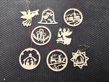 100 Weihnachtsanhänger Holz