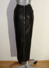 Hobble Skirt Leder Look