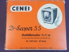 CENEI D-Scoper 55 Diabetrachter Kleinbildbetrachter voll funktionsfähig OVP TOP