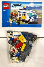 LEGO® City 7286 Gefangenentransporter Bauanleitung Komplett TOP
