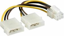 6 PIN Stromkabel Adapter 2x 4
