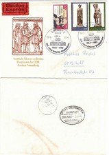 DDR Mi.-Nr. 2783 und 2790/91, MiF, Eilbrief, Sst. 100 Jahre Erfurter Straßenbahn