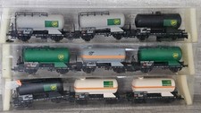 Liliput H0 Set Kesselwagen "BP"  (9Wagen) DB Ep.IV-V