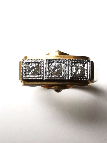 585 gold ring - gold, mit
