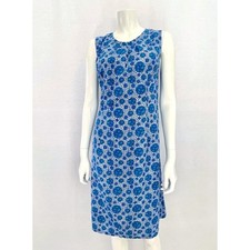 Vintage blaues geblümtes