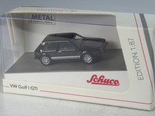 (YG-25) Schuco 452651200 VW Golf 1 Gti schwarz in 1:87 in OVP