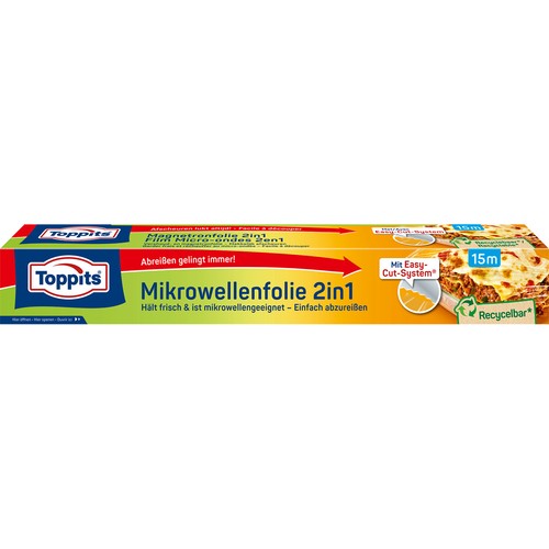 Toppits mikrowellenfolie 2in1 - toppits,