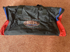 Sporttasche Reisetasche Fitness schwarz/rot 2 Seitentaschen Unisex